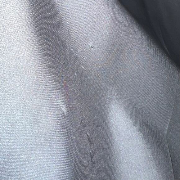 Baobab Marea One Shoulder Satin Maxi Dress in Plata Silver Size Medium - Picture 15 of 16